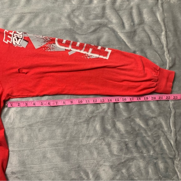 🖤Vintage Thor Racing Red Graphic Ling Sleeve T-shirt - Picture 8 of 10